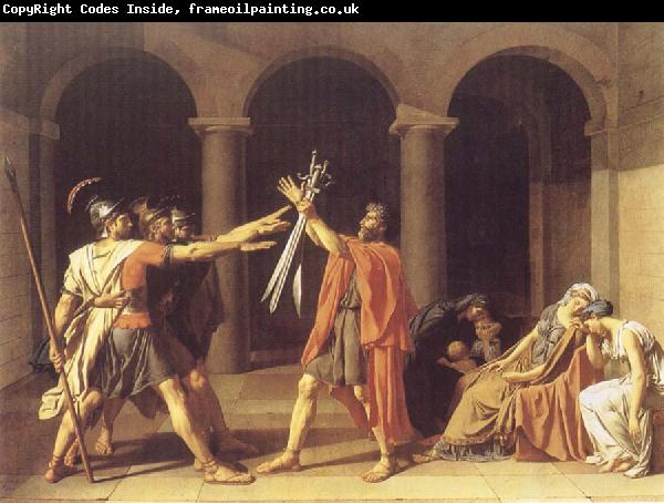 Jacques-Louis David The Oath of The Horatii